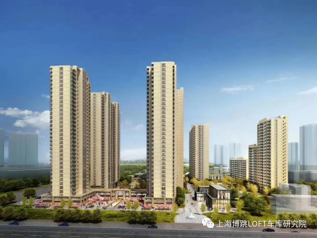 三门峡采用了LOFT车库武汉当代集团春风十里项目现已结构封顶！